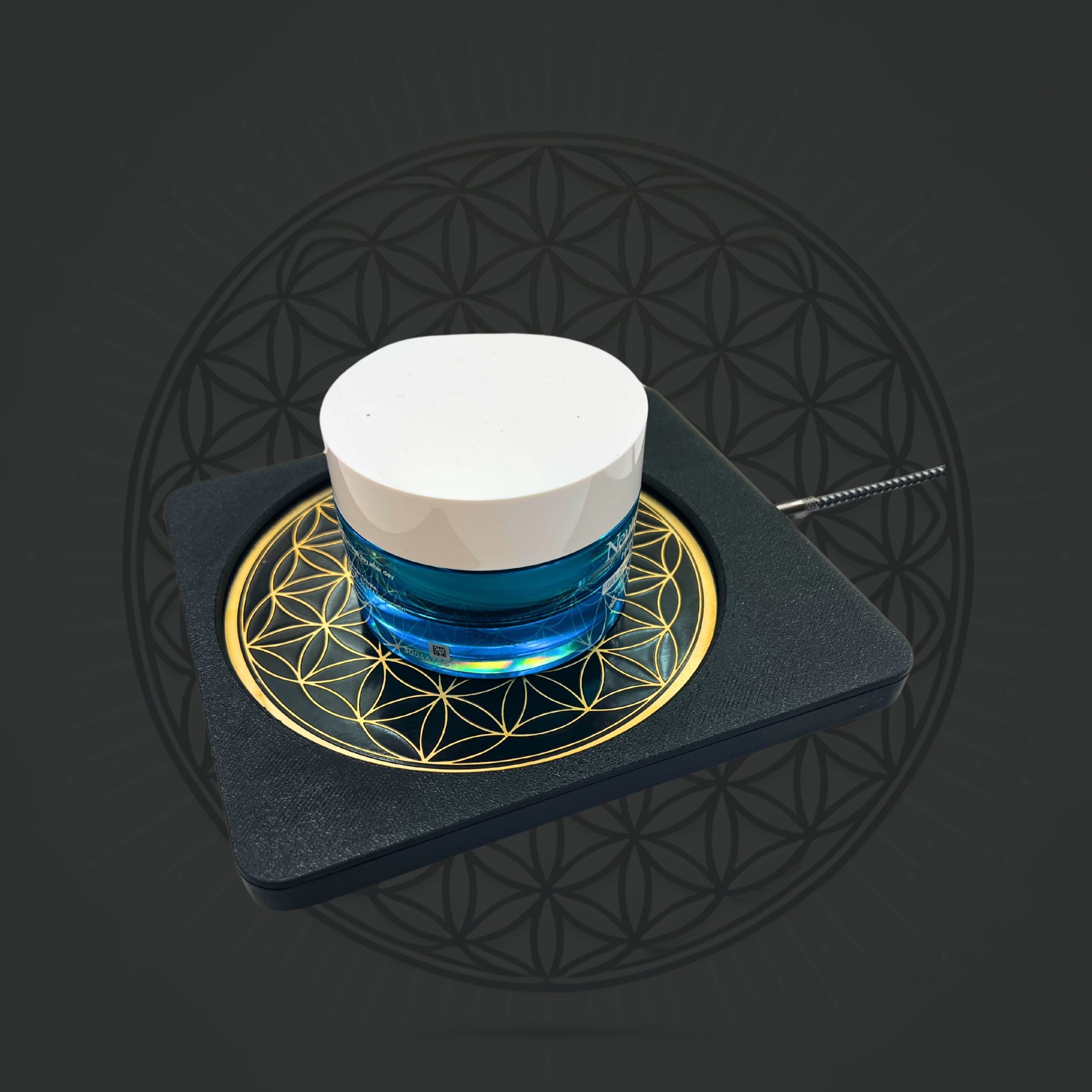 Metatronic Flower of Life Dual Frequency Imprinter + Free Patches