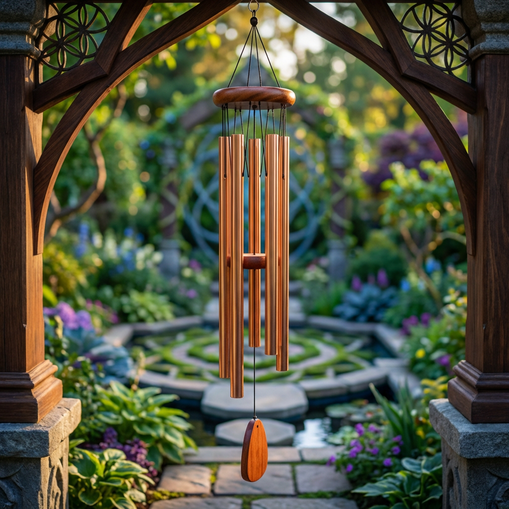 Sacred Solfeggio Prime 6 Concert Tuned Wind Chimes
