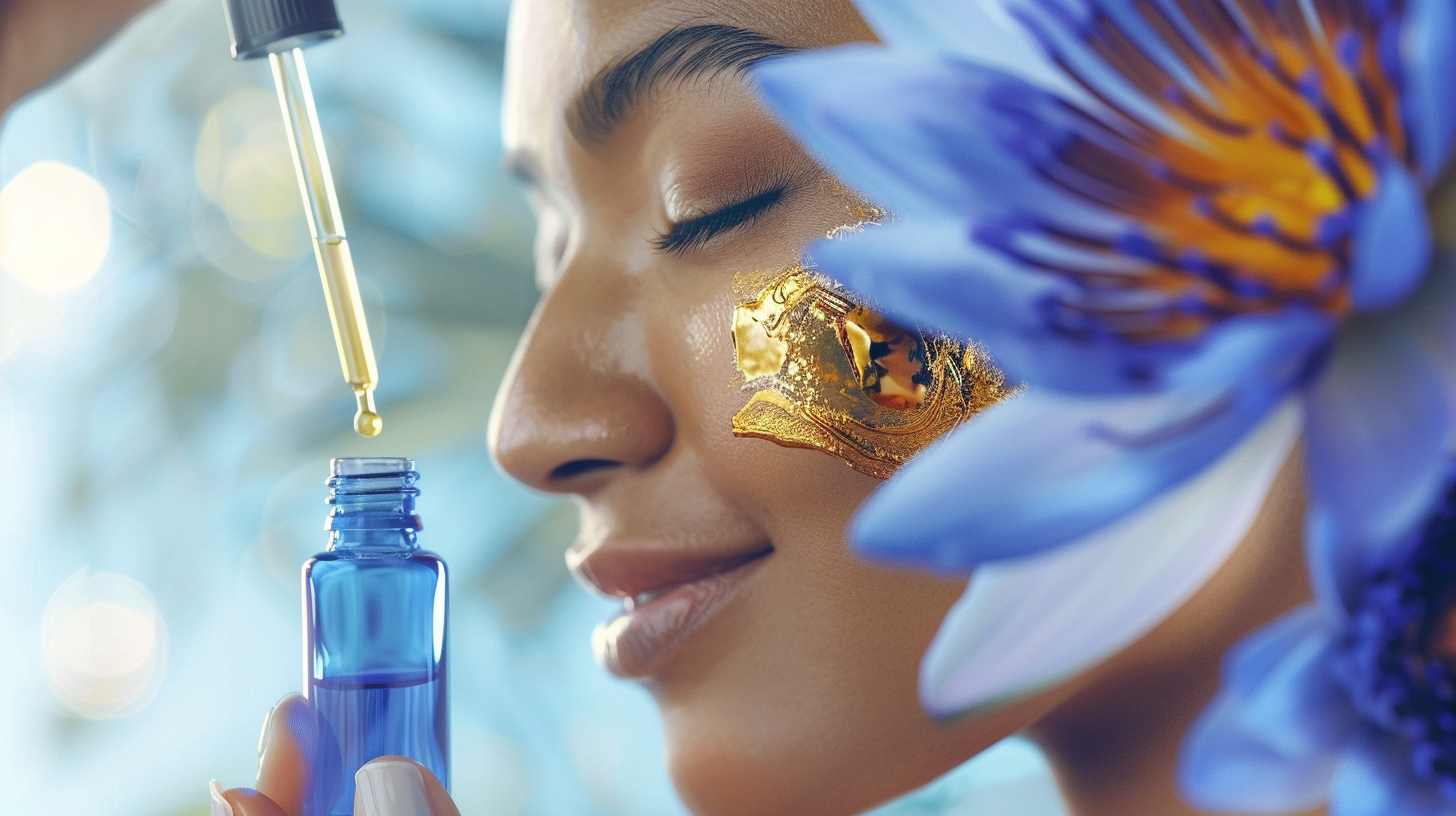 Sacred Elixir Sacred Blue Lotus 300 X Elixir with Moringa & Saffron